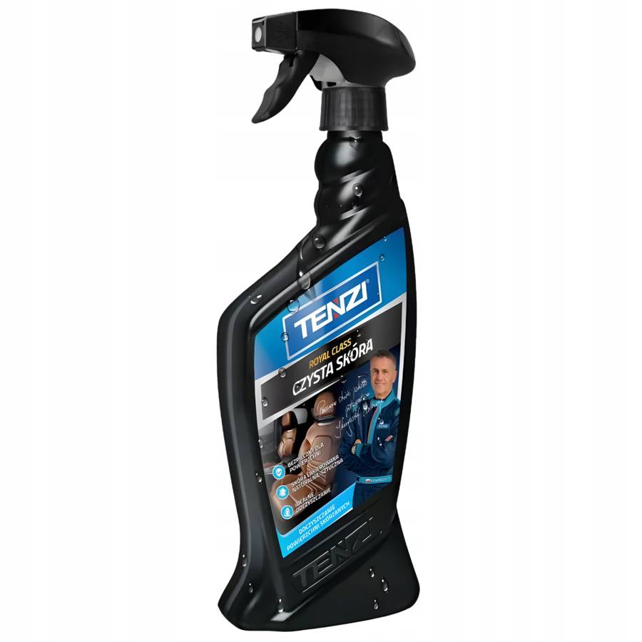 TENZI CZYSTA SKÓRA 600ml Środek do czyszczenia Skóry Naturalnej Sztucznej Tapicerki Auta Płyn