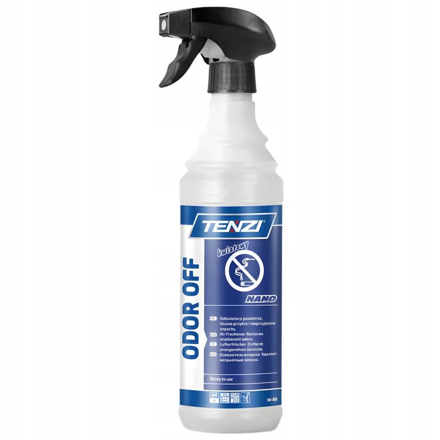 TENZI ODOR OFF NANO 600ml Neutralizator Zapachów Odświeżacz Powietrza Nanocząsteczki Srebra