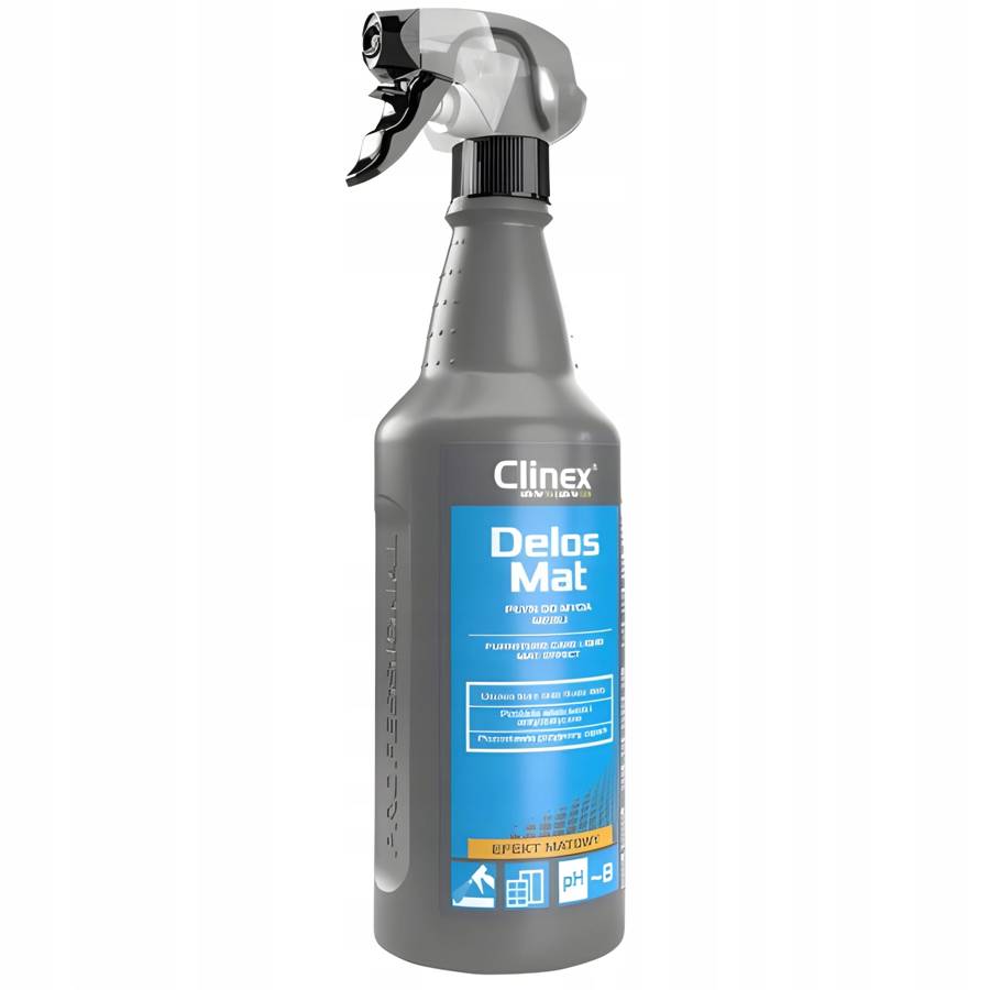 CLINEX - Płyn Do Czyszczenia Mebli Matowych Drewnianych Spray Delos Mat 1L