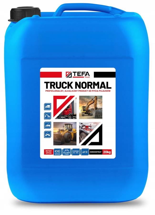 TEFA Truck Normal 20kg Profesjonalny, alkaliczny produkt do mycia pojazdów