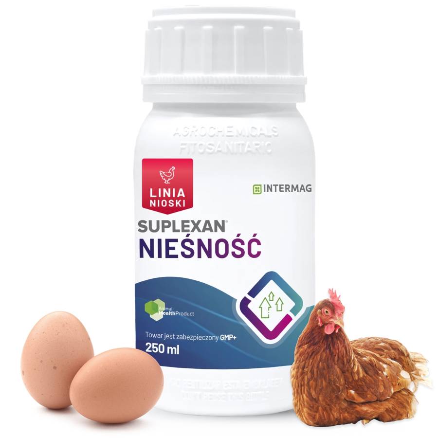 Witaminy dla kur Niosek Koncentrat SUPLEXAN NIEŚNOŚĆ 250ml Jakość