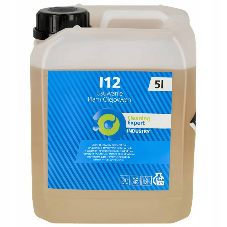 Cleaning Expert I12 Usuwanie oleju z betonu 5L Czyści kostkę i garaż