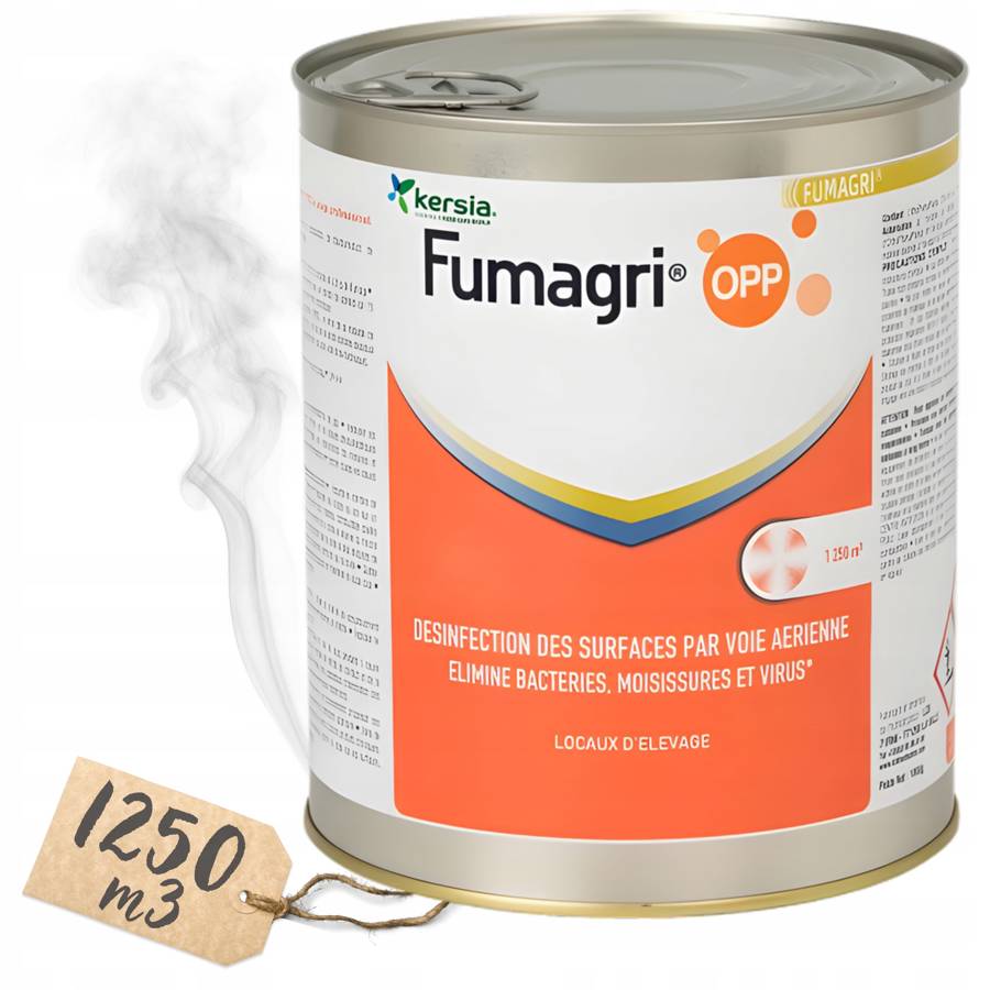 KERSIA Fumagri 1250m3 Świeca dymna do dezynfekcji Kurnika Chlewni Silosów 