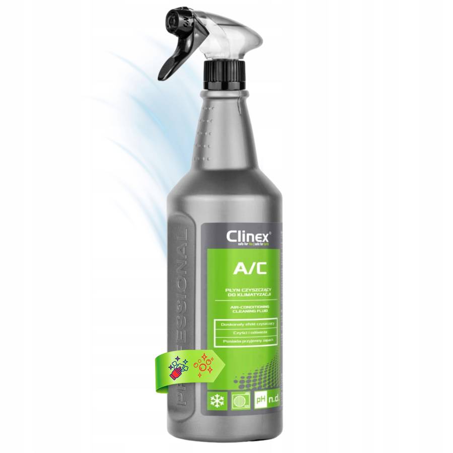 Clinex A/C 1L Środek do czyszczenia klimatyzacji Klimatyzatora Płyn 