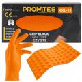 Rękawiczki Nitrylowe XXL ORANGE Pomarańczowe MOCNE GRIP 3D Bez pudrowe ProMates 11