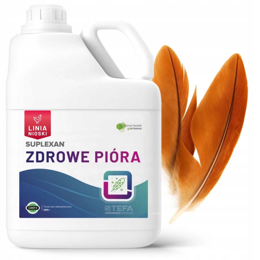 SUPLEXAN ZDROWE PIÓRA 5L Najlepsza wydajność. Witaminy dla kur 