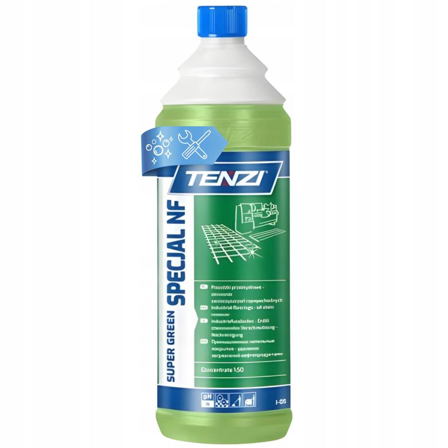 TENZI Super Green NF 1L Płyn Do Posadzek Przemysłowych Warsztatów 