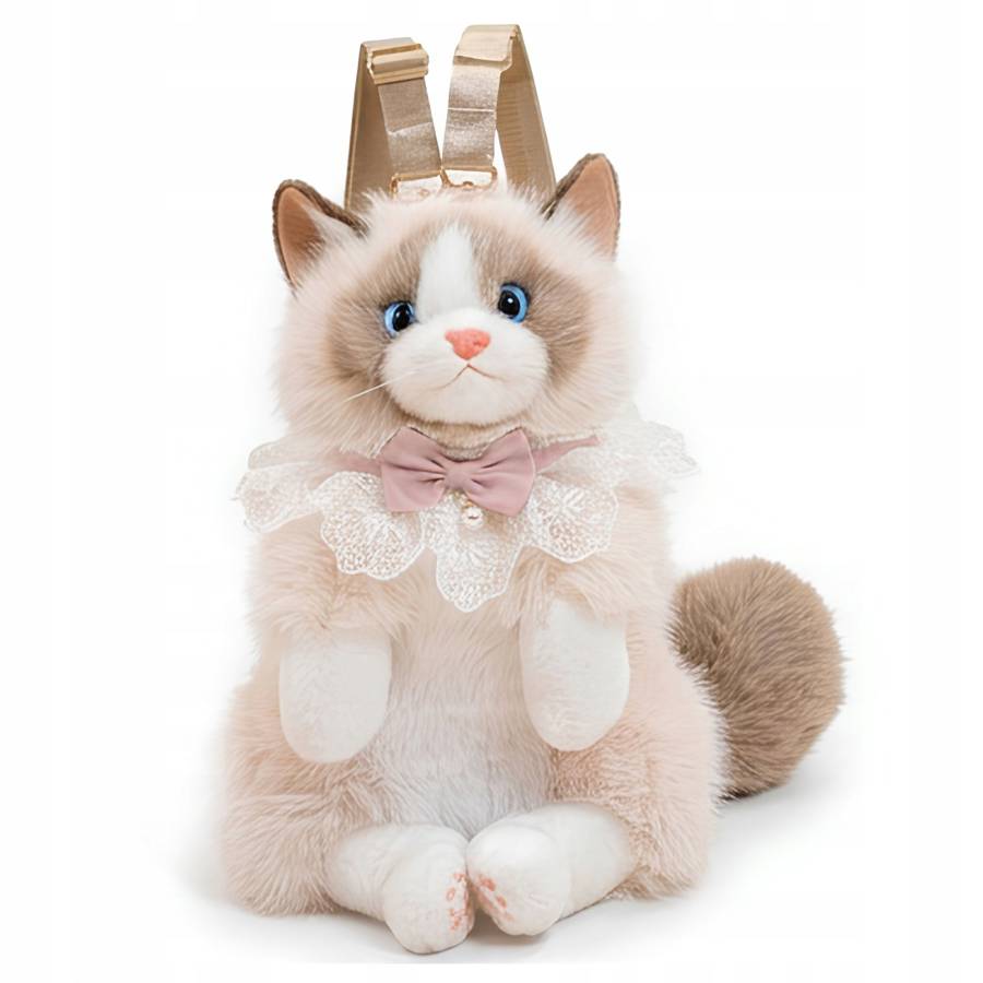 Maskotka Pluszak Plecak Kot Kotek Torebka RAGDOLL Prezent dla Dziecka