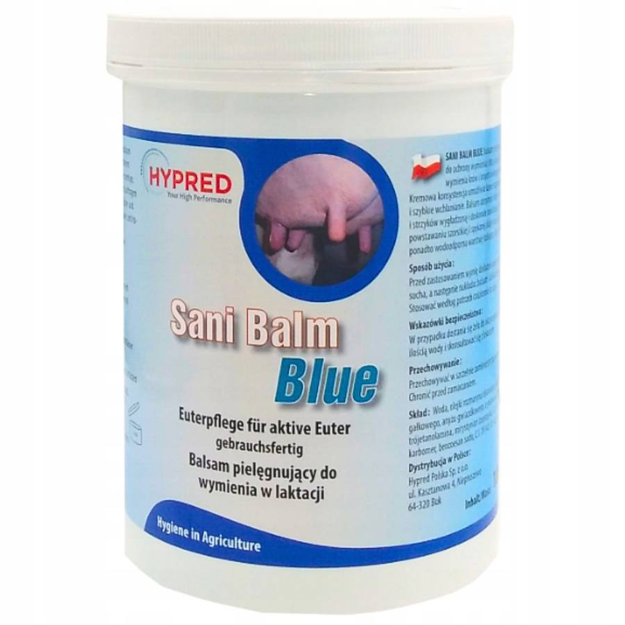 KERSIA Sani Balm Blue Balsam do Wymion Maść Pielęgnacja na Zapalenia 1kg
