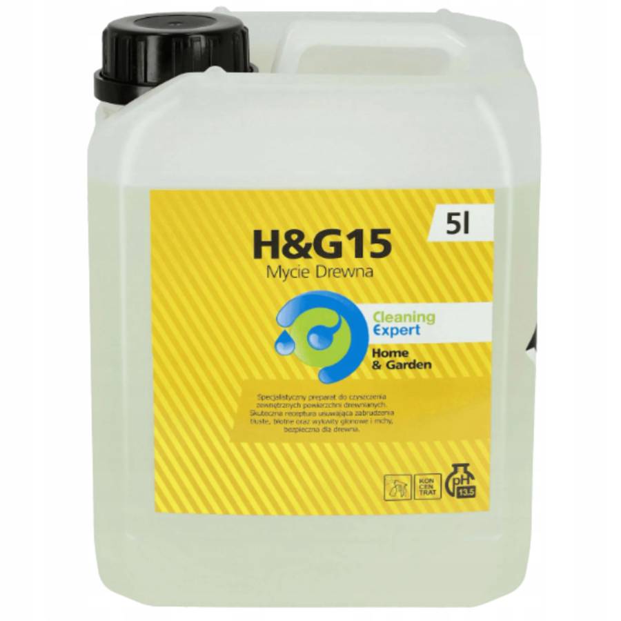 Cleaning Expert H&G15 Płyn do mycia drewna tarasów mebli ogrodowych mchy 5L