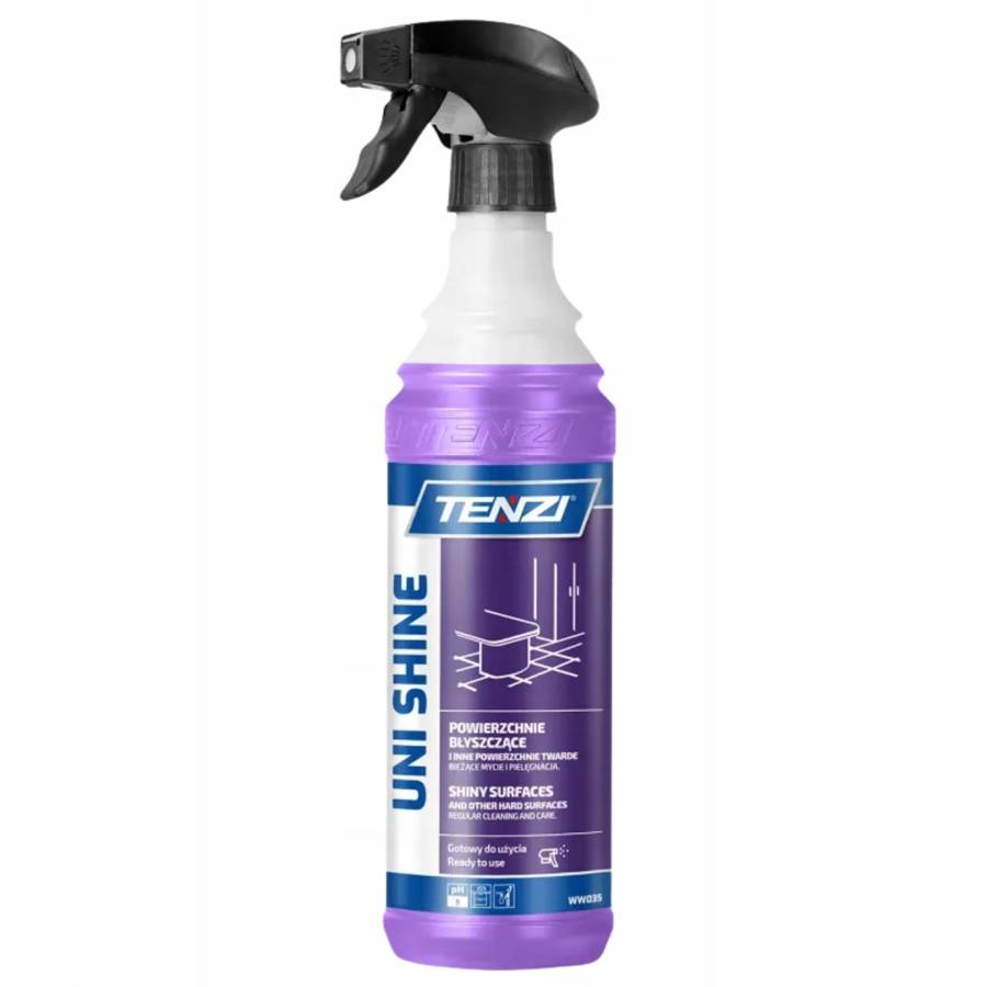 TENZI UNI SHINE Silny Płyn Meble Wysoki Połysk Myje Stare Meble 0,6L