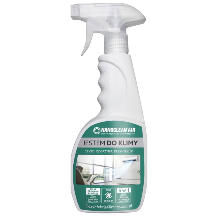 NANOCLEAN  AIR 4HOME kwiatowy Środek do czyszczenia i odgrzybiania klimatyzacji AIR 4HOME 0,5l