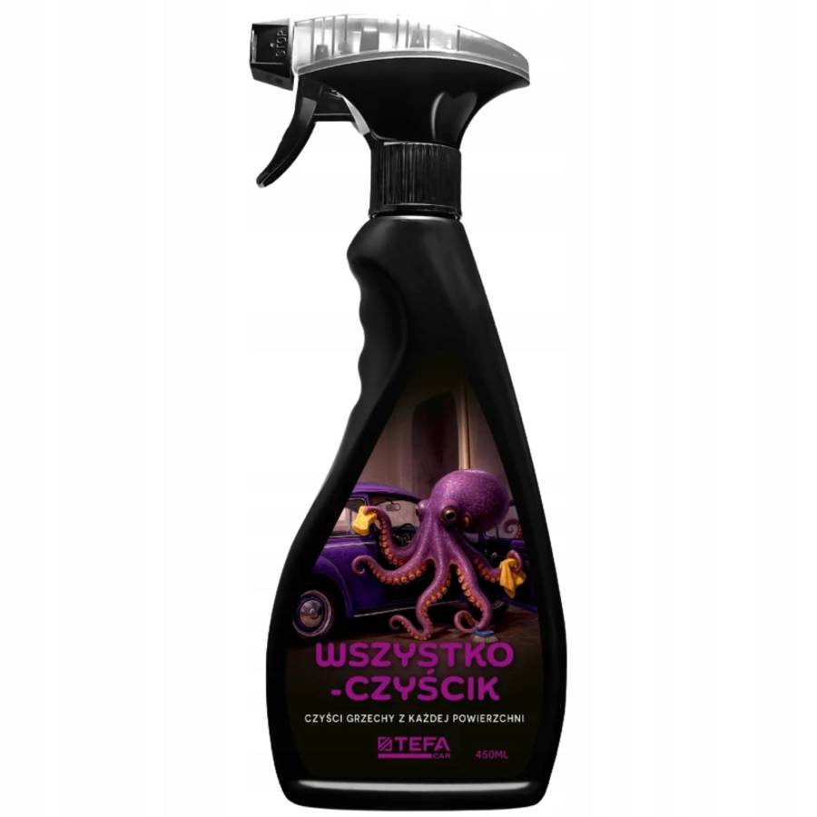 TEFA CAR Wszystko Czyścik 450ml Autodetailing mycie wnętrza kokpitu auta TEFA CAR Wszystko Czyścik 450ml