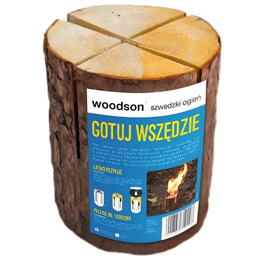 WOODSON Gotuj wszędzie Szwedzki Ogień Grill na majówkę biwak ryby kuchenka turystyczna WOODSON Szwedzki Ogień