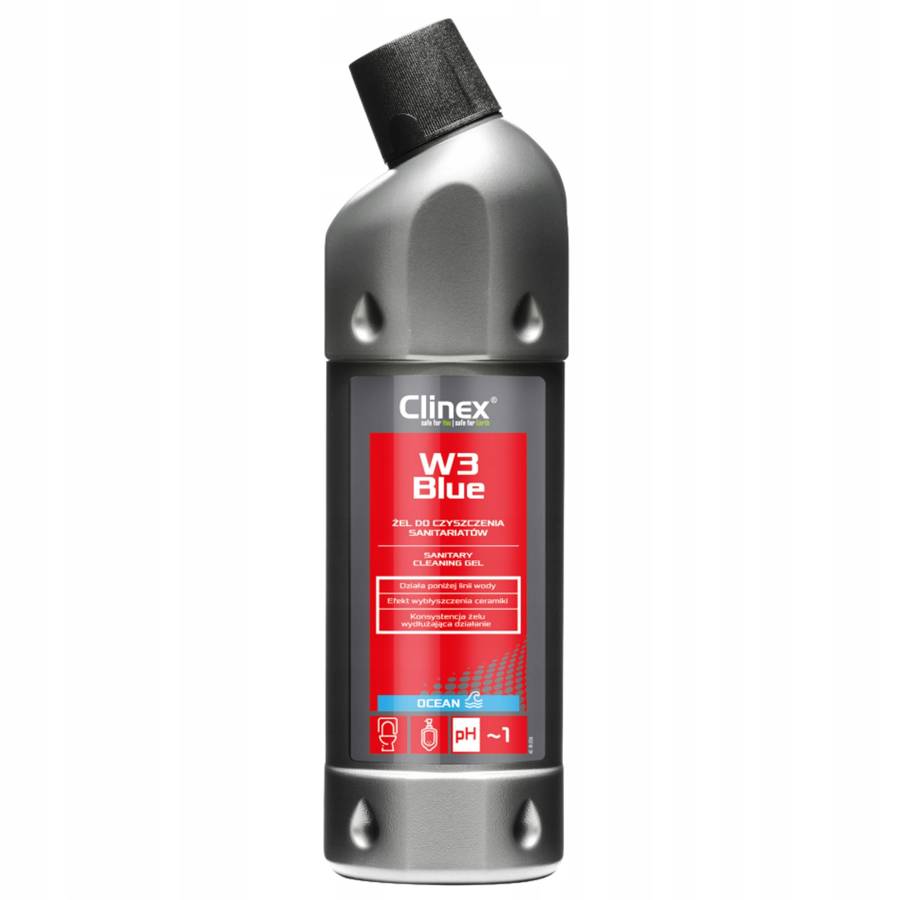 CLINEX W3 Blue Żel do czyszczenia urządzeń sanitarnych wc łazienka 1L