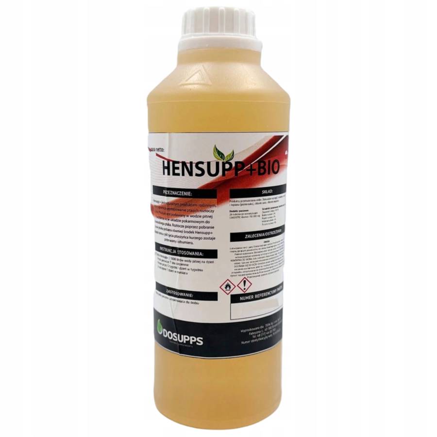 DOSERS Hensupp PLUS BIO 1L Naturalny środek przeciw roztoczom dla kur Hensupp PLUS BIO 1l