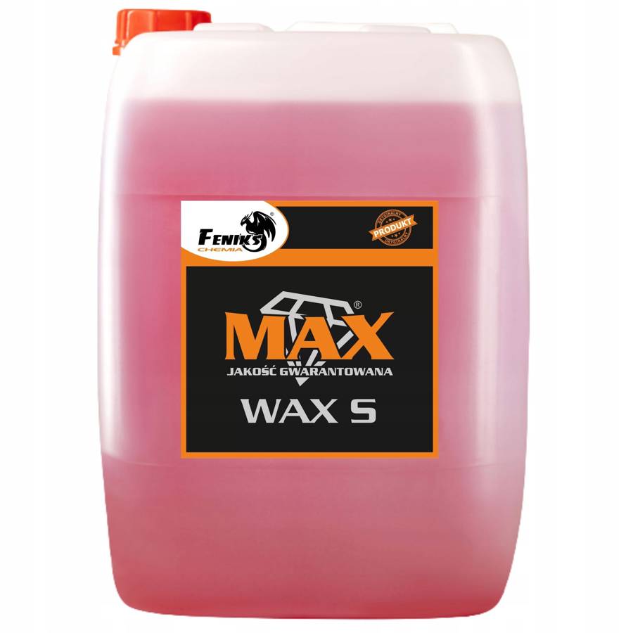Feniks Max Wax S  20L  Wosk koncentrat do aut działanie osuszające ochronne Wax S - 20l